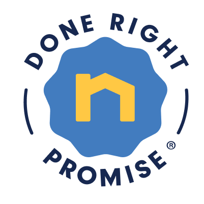 Neighborly Done Right Promise® logo.